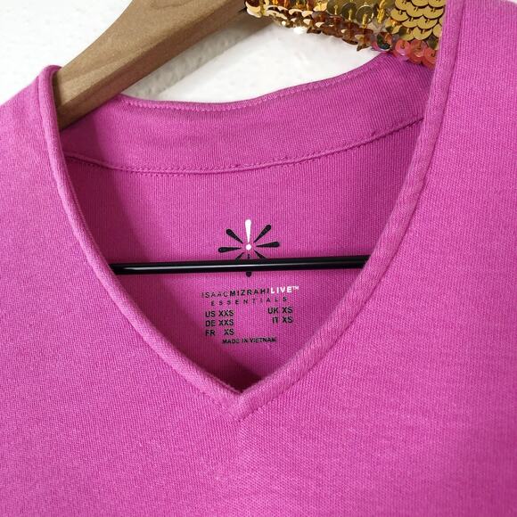 ISAAC MIZRAHI Knit Top 3/4 Sleeve - Picture 4 of 6